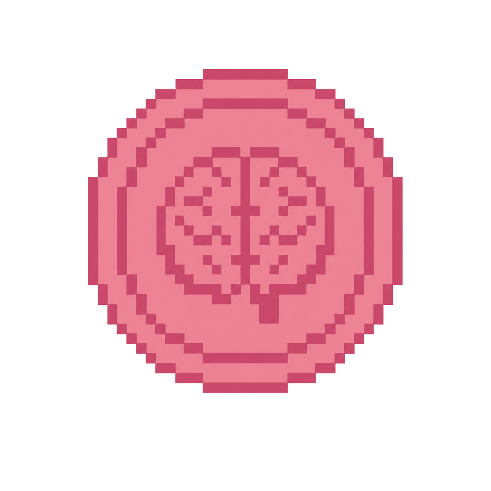 Pixel art Neur0 coin